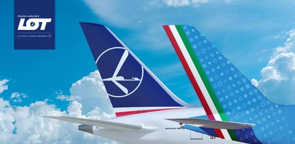 Tra ITA Airways e LOT Polish Airlines accordo di codeshare