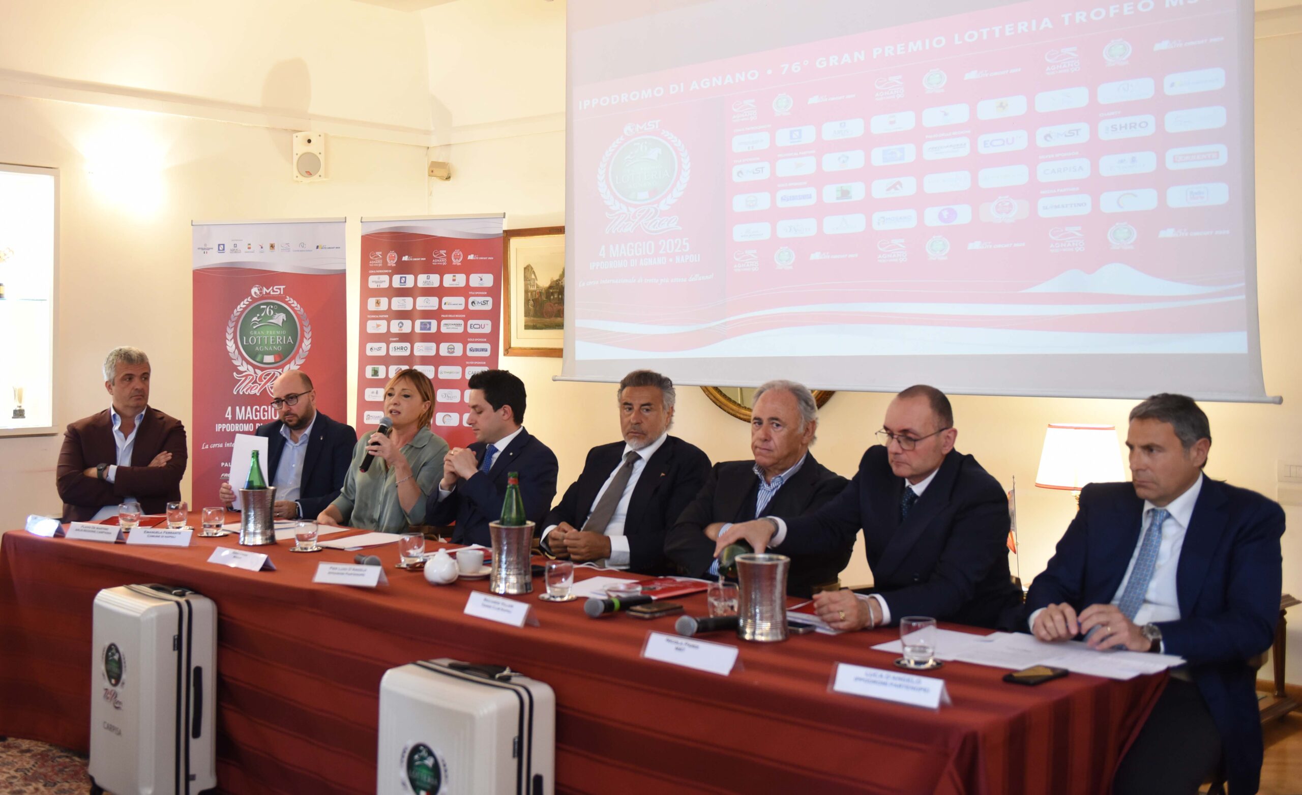 Presentato il 76° Gran Premio Lotteria Trofeo MST del 4 maggio all’ippodromo di Napoli